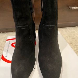 Blondo Salome black suede boots 8.5